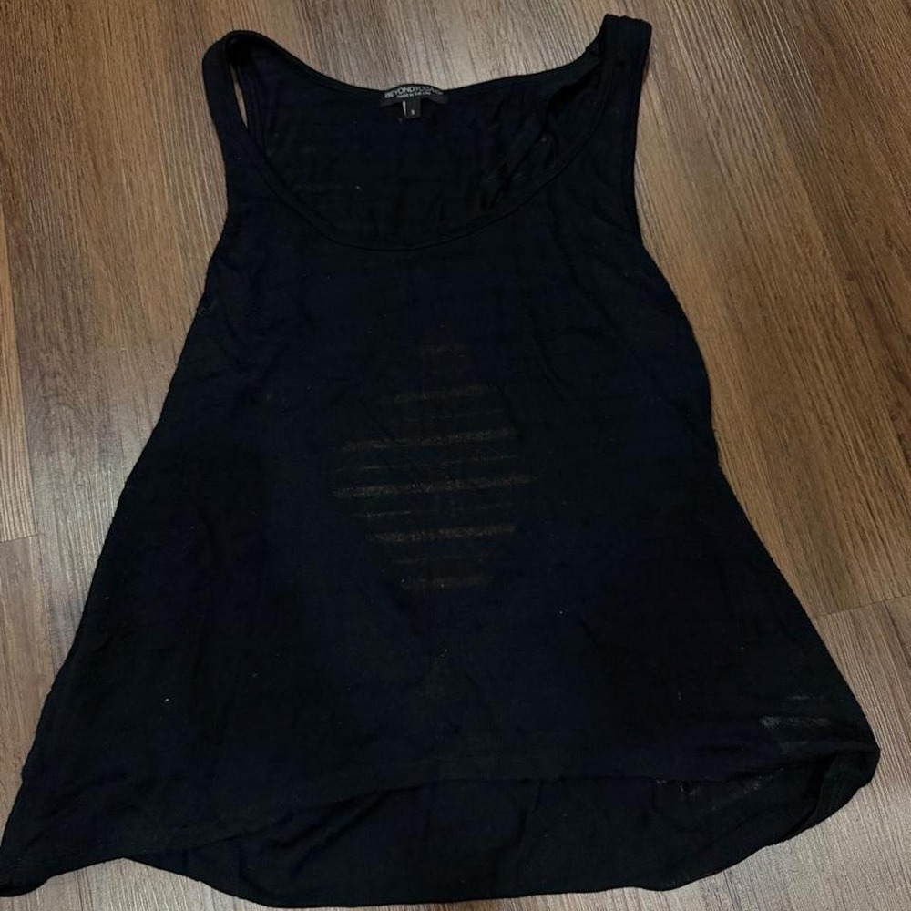 Black Beyond Yoga tank top in women size S